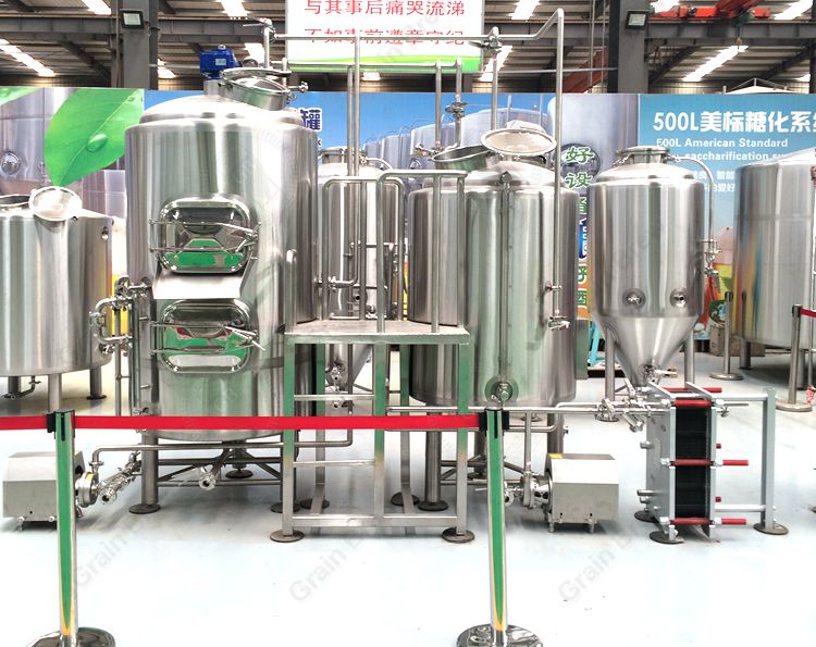 500L Micro Beer Brewing Equipment Brewhouse